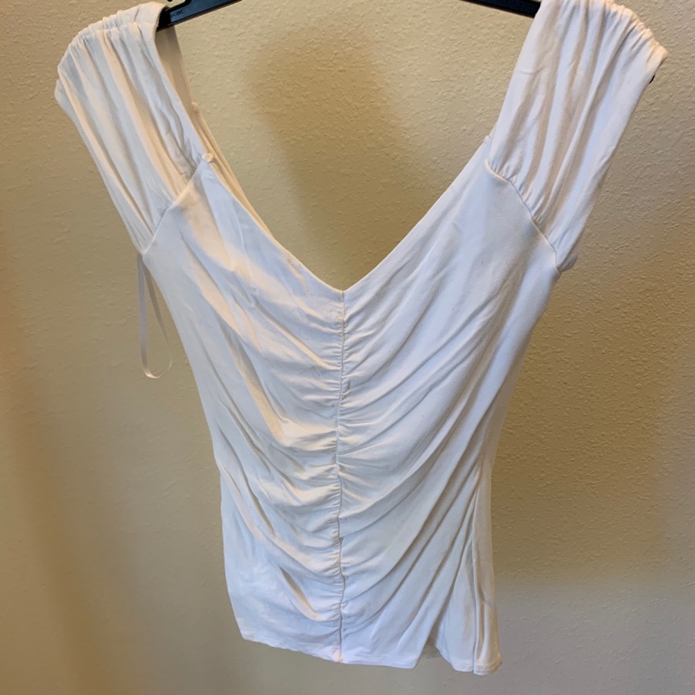 WHBM RUCHED TOP